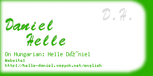 daniel helle business card